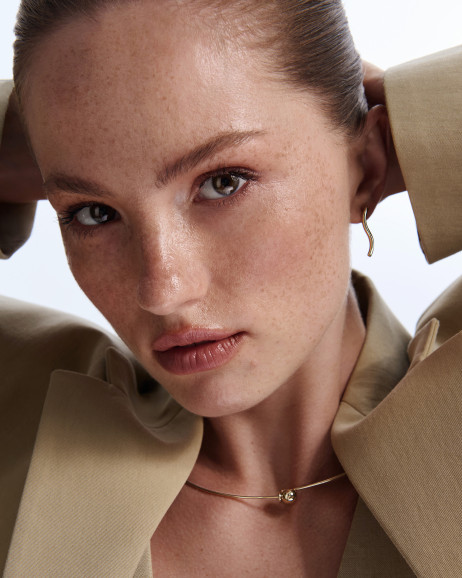 Naszyjni BUBBLE (żółte złoto) 2
