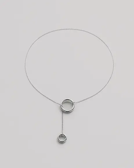 Srebrny naszyjnik THE HOOP