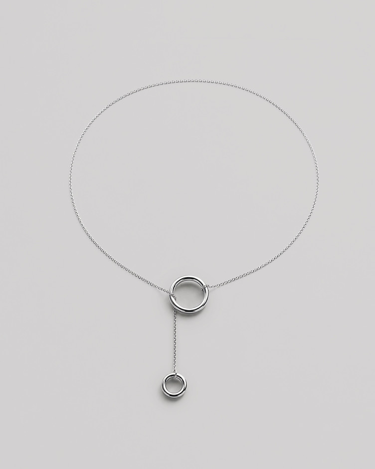 Srebrny naszyjnik THE HOOP
