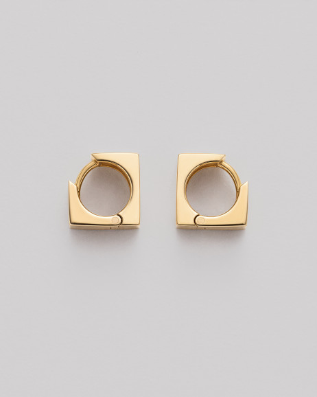 Earrings AUSTERE (14k yellow gold)