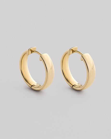 14k yellow gold earrings THE CLASSIC M 2