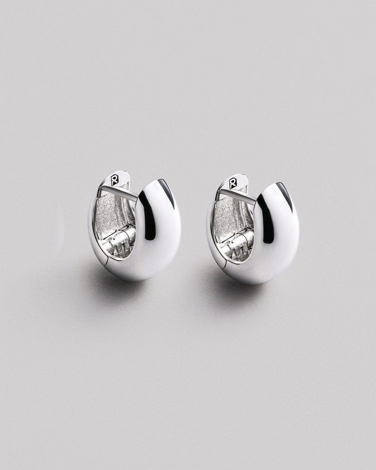 Silver earrings GOUTTE 5
