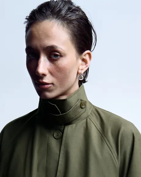 Srebrne kolczyki SILHOUETTE 3