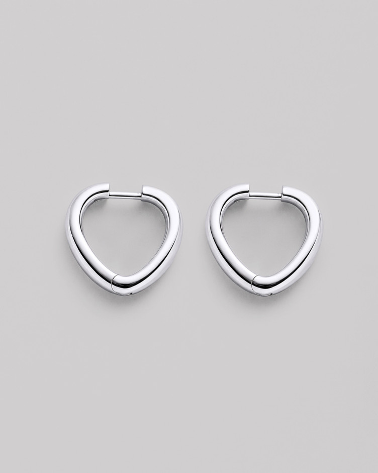 Srebrne kolczyki koła DELIA