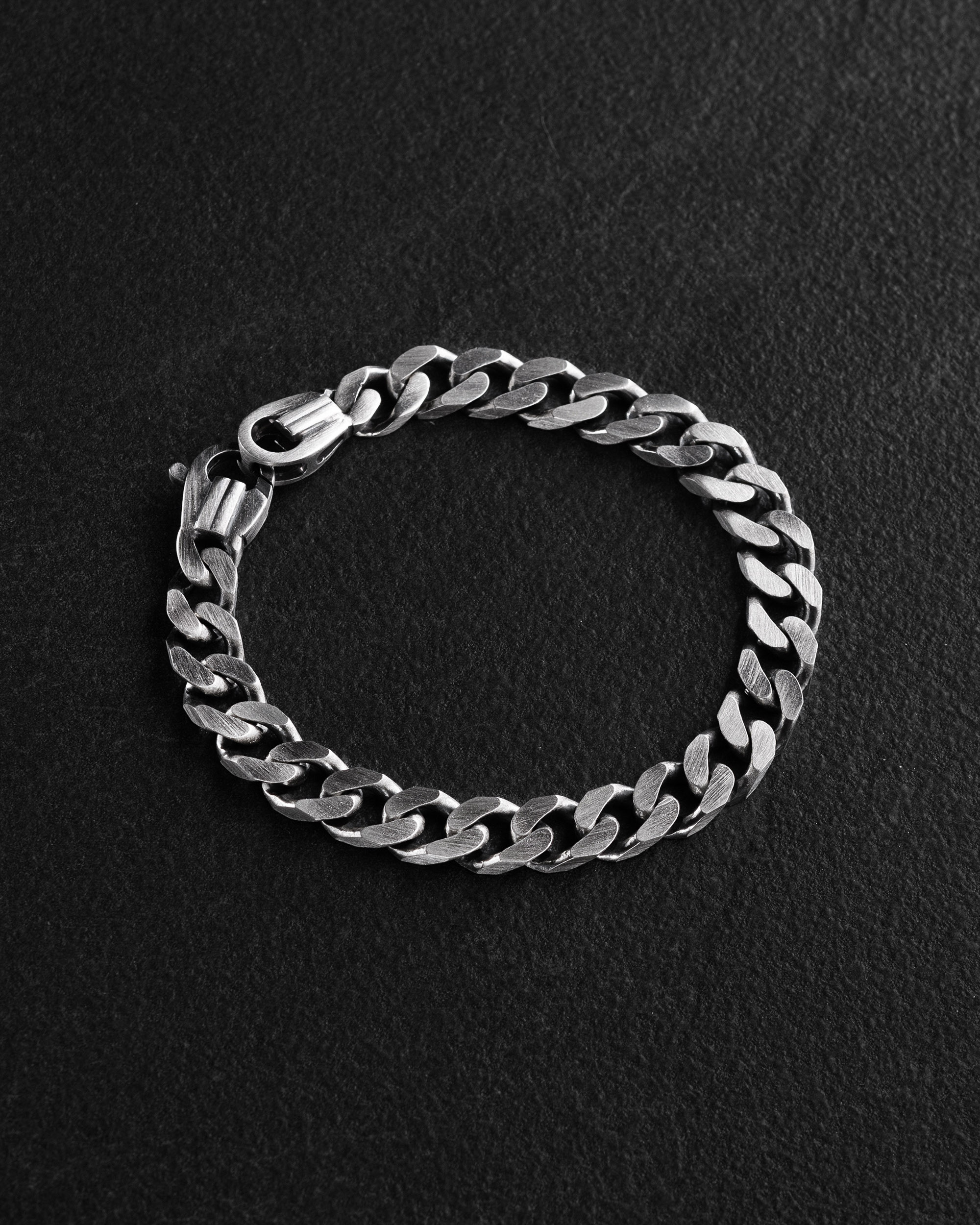 bransoletka męska srebrna pancerka Reytel